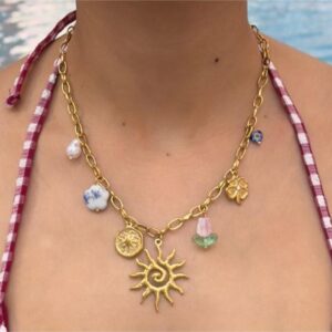 Sun Charm Necklace