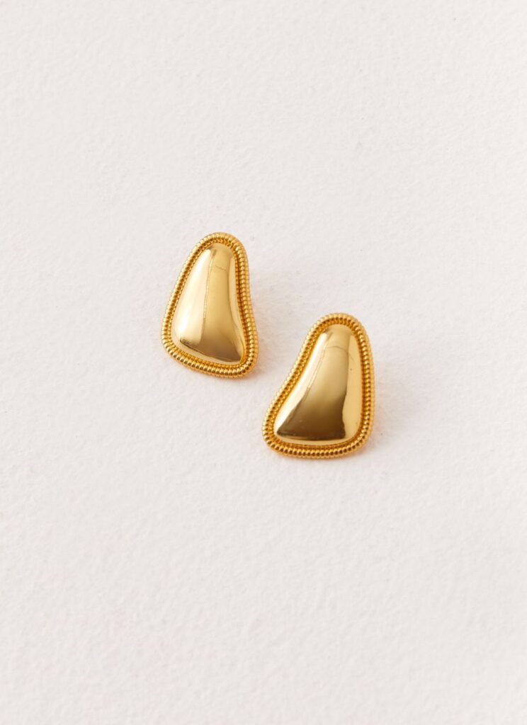 Pear Earrings | 18K Gold Plated | Annjueri