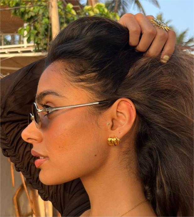 Lisbon Loop Earrings | 18K Gold Plated | Annjueri