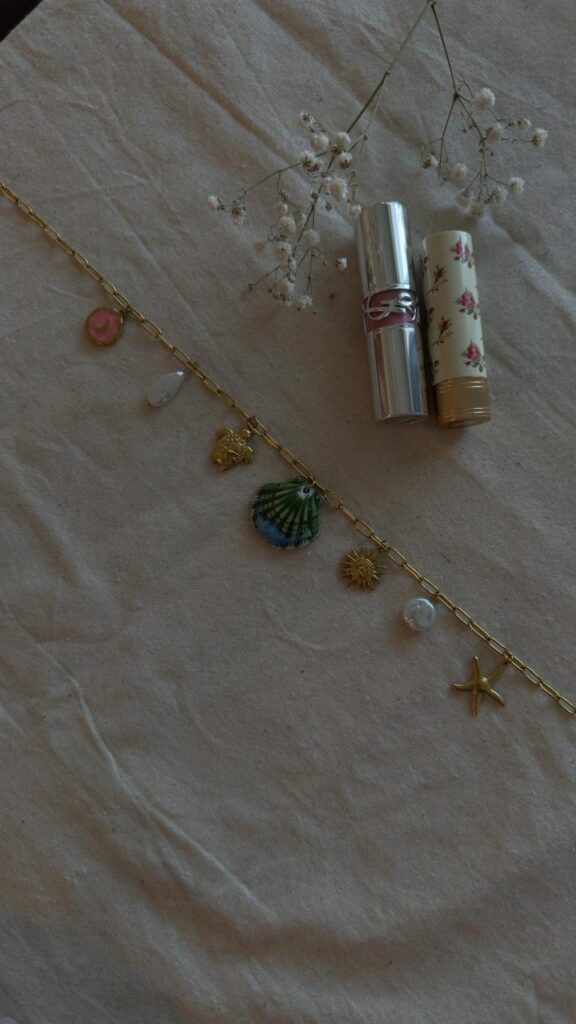 Tortoise and Shell Story Necklace