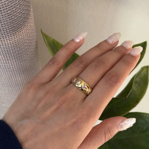 Blush Deco Ring| size 8